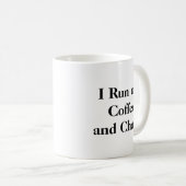 私はコ走ーヒとカオスマグを飲む コーヒーマグカップ (正面右)