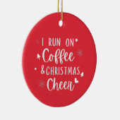 私はコ走ーヒーのクリスマス応援 セラミックオーナメント (右)