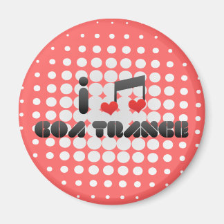 私はゴアトランスを愛する マグネット