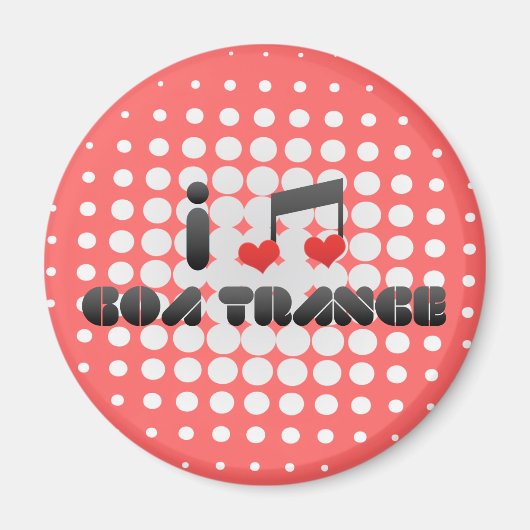 私はゴアトランスを愛する マグネット (正面)