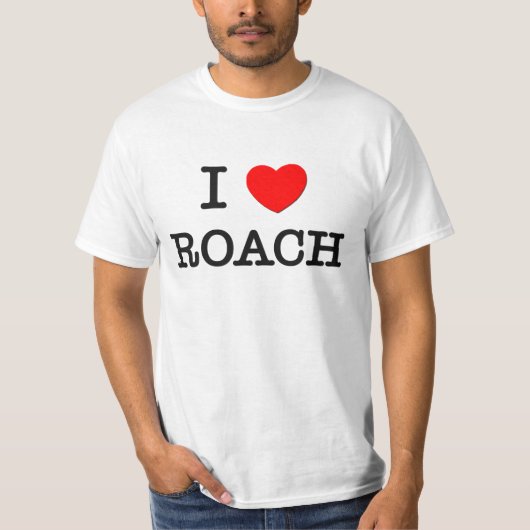私はゴキブリを愛します Tシャツ (正面)