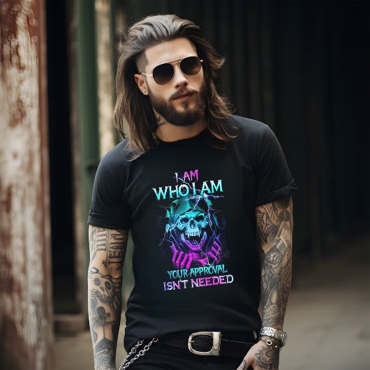 私はゴシック様式の骨格だ Tシャツ
