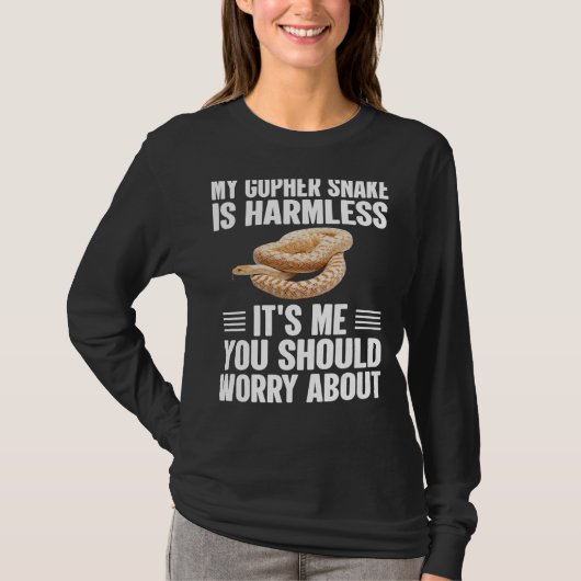 私はゴッヘースネークを心配する1 Tシャツ (正面)