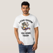 私はゴミのシャツを見せることができる – Racoon Possum Tシャツ (正面フル)