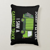 私はゴミをリサイクルするゴミのトラックの衣装を見た アクセントクッション (裏面(縦))