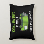 私はゴミをリサイクルするゴミのトラックの衣装を見た アクセントクッション (正面(垂直))