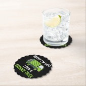 私はゴミをリサイクルするゴミのトラックの衣装を見た ペーパーコースター (インサイチュ)