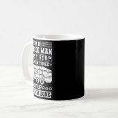 私はゴミ人間です 疲れていても止まりません ゴミ コーヒーマグカップ (正面左)