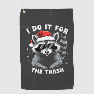 私はゴミ箱のクリスマスアライクおもしろいーンのためにやってる ゴルフタオル