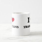 私はゴミ箱を愛します コーヒーマグカップ (中央)