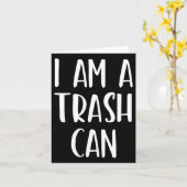 私はゴミ箱ハロウィーン私はの衣装シンプル簡単 カード (黄色い花)