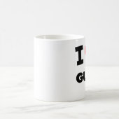 私はゴムを愛します コーヒーマグカップ (中央)