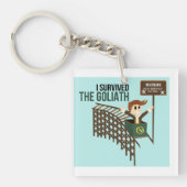 私はゴリアテのキーホルダーを生き延びました キーホルダー (正面)