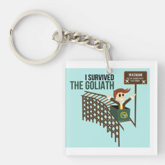 私はゴリアテのキーホルダーを生き延びました キーホルダー