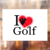 私はゴルフが大好き ウィンドウサイン (シート2)