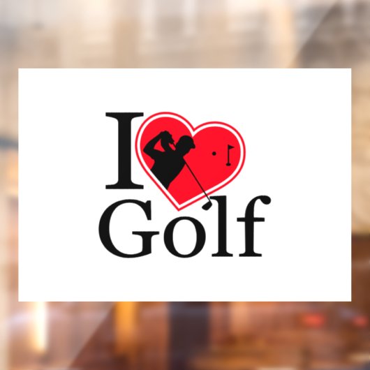 私はゴルフが大好き ウィンドウサイン (シート2)