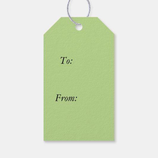 私はゴルフが大好き ギフトタグ (裏面)