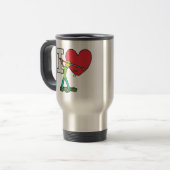 私はゴルフが大好き トラベルマグ (正面左)