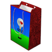 私はゴルフが大好き ミディアムペーパーバッグ (裏面アングル)