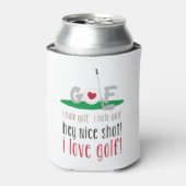 私はゴルフが大好き 缶クーラー (缶正面)