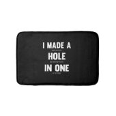 私はゴルフのパパとスポーツで一つに穴を開けた バスマット (正面)