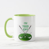 私はゴルフマグを離れてティーにのせられます マグカップ (左)