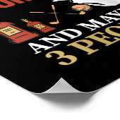 私はゴルフ場が好きで、ゴルフ場は3人くらいかな ポスター (角)