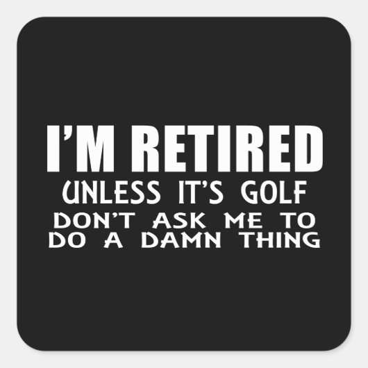 私はゴルフ退職したスクエアのシールでない限り スクエアシール (正面)