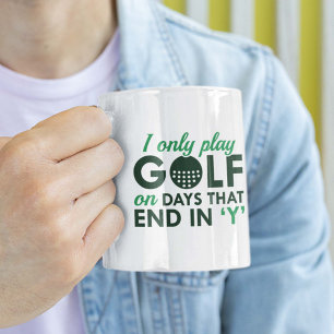 私はゴルフ遊だ コーヒーマグカップ