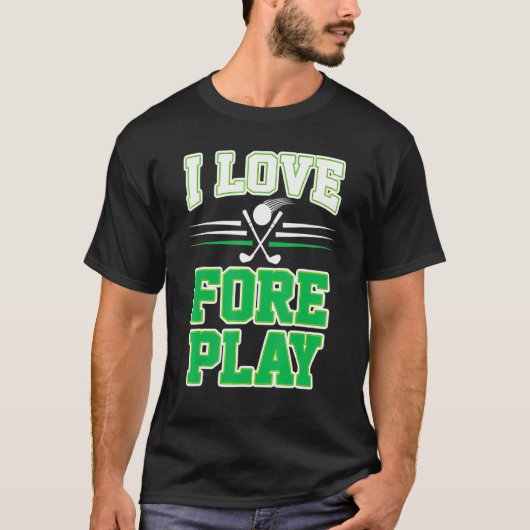 私はゴルフ遊プンが大好き Tシャツ (正面)