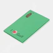 "私はゴルフ"後it®ノート4 x 6愛します ポストイット (アングル)