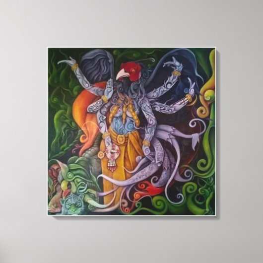 私はサイアムの森だ！ キャンバスプリント (正面)