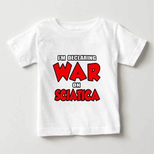 私はサイカティカ戦争を宣言している ベビーTシャツ (正面)