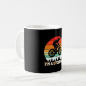 私はサイクレパスサイクリング自転車おもしろい コーヒーマグカップ (正面左)