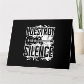 私はサイレンスベース奏者のギタおもしろいーミュージックを破壊する カード (正面)