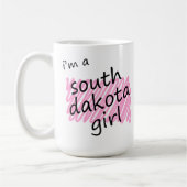 私はサウスダコタの女の子です コーヒーマグカップ (左)