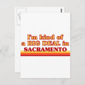 私はサクラメントで大きな取引をしている ポストカード (正面/裏面)
