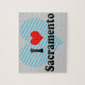 私はサクラメント、米国を愛します ジグソーパズル (縦)