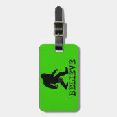 私はサスカッチで信じます ラゲッジタグ (正面縦)