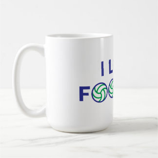 私はサッカーが大好きだ コーヒーマグカップ