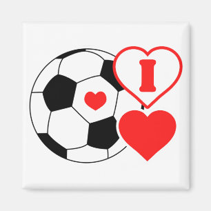 私はサッカーが大好きだ マグネット