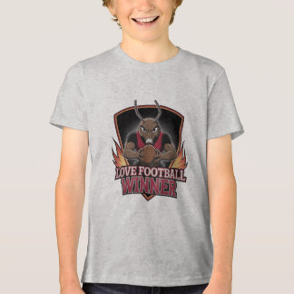 私はサッカーが大好きです トライブレンドTシャツ