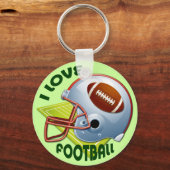 私はサッカーが大好き キーホルダー (正面)