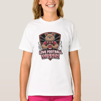 私はサッカーが好きです Tシャツ