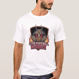 私はサッカーが好きです Tシャツ
