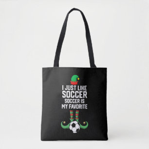 私はサッカーが好き – サッカーおもしろいフットボール トートバッグ
