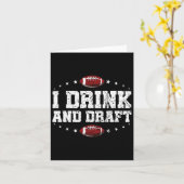 私はサッカーと荷車を引くファンタジーを飲む カード (黄色い花)