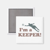 私はサッカーのキーパー・ゴアリーだ マグネット (正面/裏面)