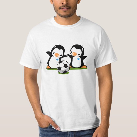 私はサッカーのワイシャツを好みます Tシャツ (正面)
