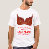 私はサッカーの最後の場所にファンタジーした Tシャツ (正面)